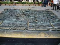 Florenz auf einem Relief