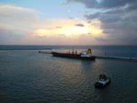 Sonnenaufgang auf dem Mittelmeer