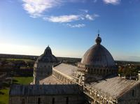 Blick vom Schiefen Turm in Pisa