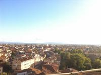 Blick vom Schiefen Turm in Pisa