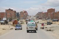 Bolivien: Fahrt nach La Paz - El Alto