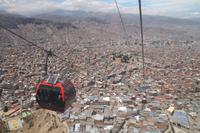 Bolivien: Seilbahnfahrt nach La Paz