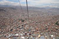 Bolivien: Seilbahnfahrt nach La Paz