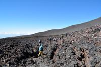 Querung eines Aa-Lavafeldes