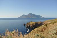 Wanderung auf Lipari - Blick nach Salina