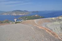 Wanderung auf Vulcano zum Gran Cratere - Weg zum Gipfel