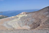 Wanderung auf Vulcano zum Gran Cratere - Weg zum Gipfel