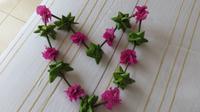 Blumenkette zur Begrüßung
