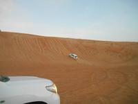 Düne oberhalb des Safari-Wüstencamps