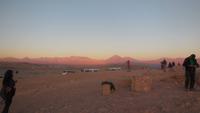 Sonnenuntergang in der Atacama-Wüste