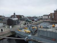 Auf dem Freigelände des Marinemuseums