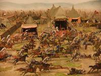 So manche Schlacht wird mit Zinnfiguren nachgestellt