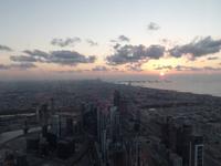 Burj Khalifa, Blick vom 124 Stock zur Palmeninsel