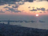 Burj Khalifa, Blick vom 124 Stock zur Palmeninsel