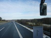 Heimreise mit etwas Schnee