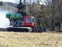 Schneekanonen im Einsatz...