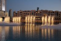 Wasserspiele am Burj Khalifa