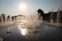 Wasserspiele vorm Emirates Palace