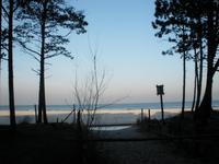 Blick auf die Ostsee am Neujahrstag
