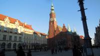 Das Alte Rathaus Breslau auf dem Rynek