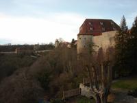 Festungs- und Stadtmauern Rothenburgs über dem Taubertal