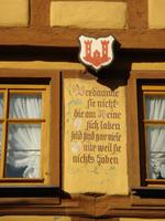 Weinspruch in Rothenburg