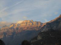004 Silvester im Berner Oberland - Anreise - die Churfirsten