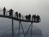 278 Silvester im Berner Oberland - Ausflug nach Grindelwald - auf dem First - Cliff Walk
