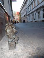 Musik-Zwerg in der Breslauer Altstadt
