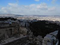 Blick von der Akropolis auf die Stadt