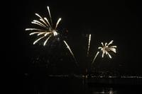 Feuerwerk in Juan les Pins 