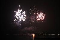 Feuerwerk in Juan les Pins 