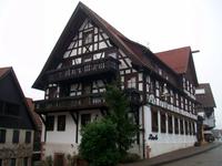 Alpirsbach am Neujahrsmorgen (Unser Hotel Rössle)