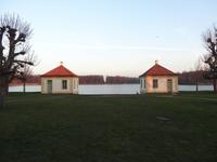 Blickachse zum Fasanenschlösschen Moritzburg