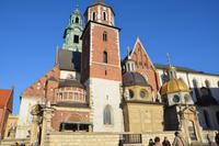 Wawelkathedrale mit Sigismundkapelle (rechts)