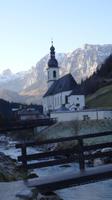 Ramsauer Kirche mit Blick zur Reiteralpe