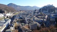 Salzburg - Blick über die Stadt vom Mönchsberg