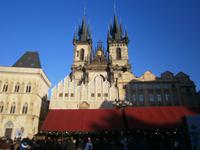 Blick auf die Tynkirche
