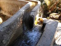 Altes Bewässerungssystem im Bergdorf