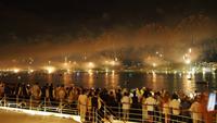 Silvester an Bord MSC Lirica vor der Kulisse der Copacabana