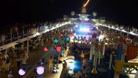 Silvester an Deck MSC Lirica