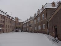 Wolkenburg, ovaler Burghof