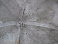 Schlußstein, Kreuzgewölbe, Templerkapelle Mücheln