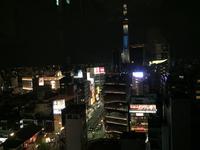 Vom Hotel aus Blicken wir auf den Sky Tre