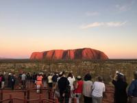 Sonnenaufgang am Uluru