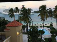 Blick vom Hotel