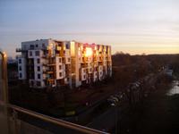 Sonnenaufgang Hotel Olympic Park.JPG