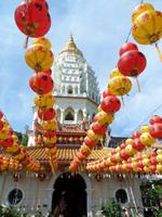 31.01.2016: Penang - Tempelanlage Kek Lok Si (Pagodenturm)