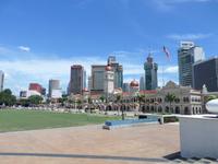 01.02.2016: Kuala Lumpur - Independence Square (Unabhängigkeitsplatz mit Blick auf die Skyline)