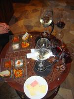 Weinbrobe auf dem Schiff